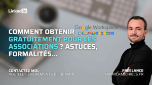 Image de couverture de l'article "Comment Obtenir Google Workspace Fot Non Profil GRATUITEMENT pour les association ?"